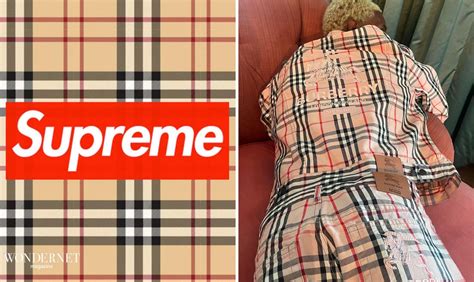 maglietta supreme x burberry|supreme and burberry collapse.